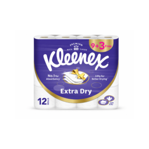 Kleenex Extra Dry Toilet Paper, 12 Rolls