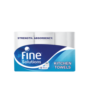 Fine Solutions Kitchen Towel Rolls - 6 Rolls