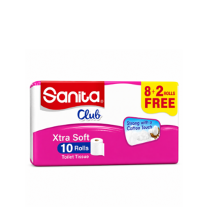 Sanita Club Facial Tissue 2 Ply Pack Of 5 Boxes